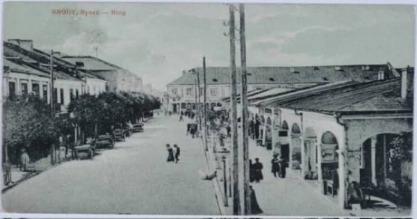 Площа Ринок у Бродах: як виглядало серце міста понад 100 років тому